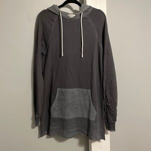 Cotton Citizen hoodie dress| Size small | gray tie dye tones on hood|